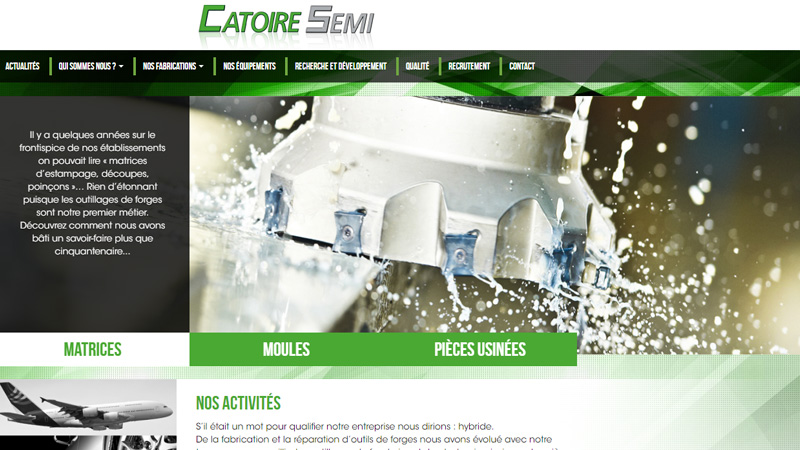 Site Internet - Catoire Semi