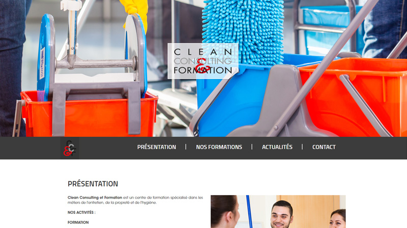 Site Internet - Clean consulting et formation