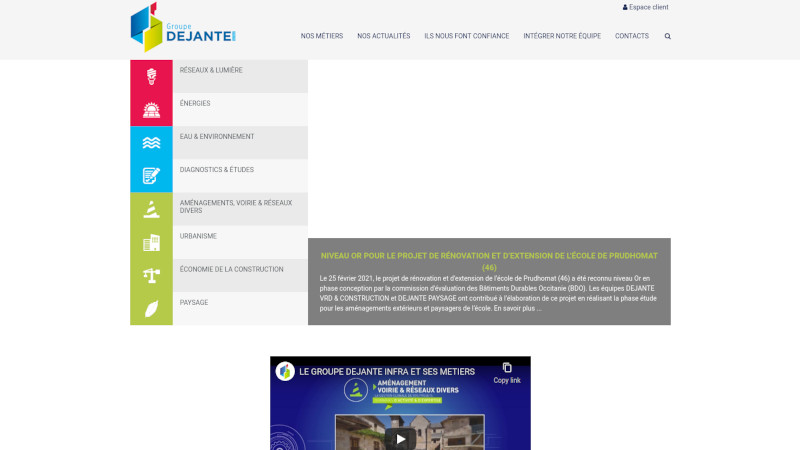 Site Internet - Dejante