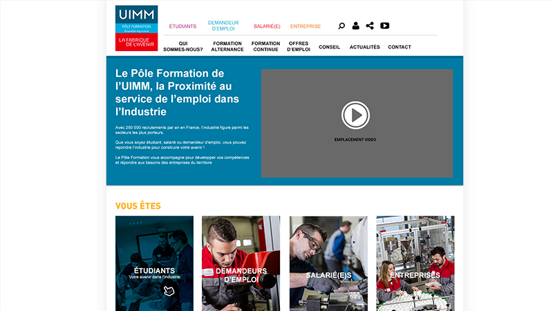 Site Internet - UIMM Limousin