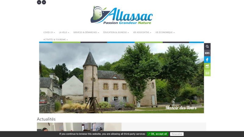 Site Internet - Mairie Allassac