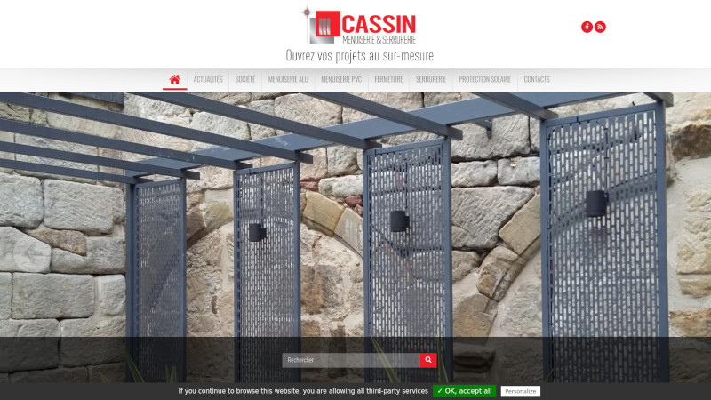 Site Internet - Menuiserie CASSIN