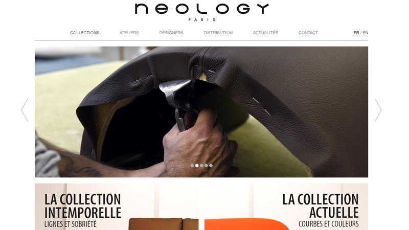 Site Internet - Neology (Canape design)