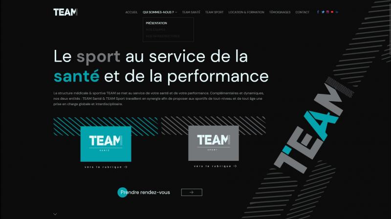 Site Internet - Team Sport Santé